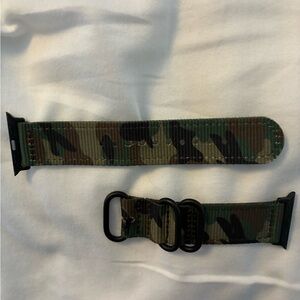 Infinity Loops Green Camo Apple Watch Band- Nylon 38,40,41mm